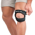 MUELLER Sports Medicine Adjustable Max Knee Single Strap for Men and Women, Compression & Pain Relief Support for Osgood-Schlatter's, Runner's Knee, Patellar Tendinitis, Black - size: Large/X-Large