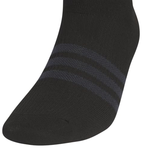 adidas Men's Superlite Low Cut Ankle Socks 6 Pairs - color: Black/Night Grey/3, size: X-Large