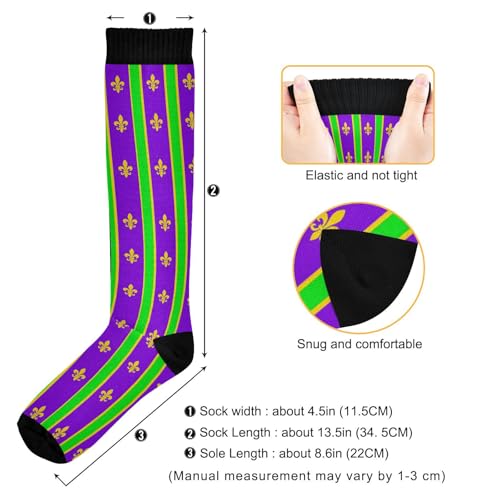 Wusikd Cute Penguin Compression Socks for Women and Men Circulation Long Socks for Athletic Running 1 - color: Multi 14