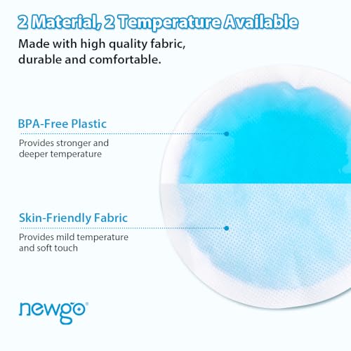 NEWGO Small Ice Packs for Injuries Reusable with Cloth Backing, 14 Packs - color: Blue - 14 Pack