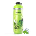 ROCKBROS Bike Water Bottle, 21oz Insulated Cycling Squeeze Bottle - color: Green