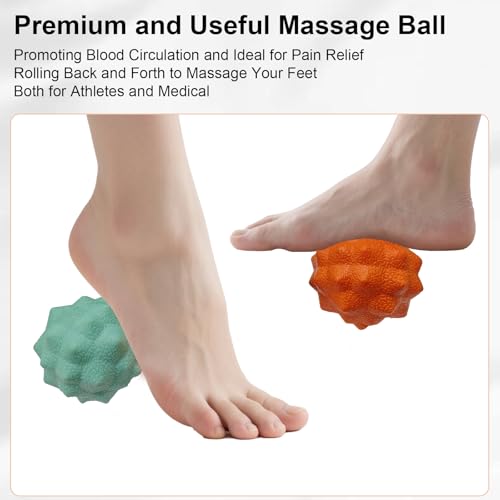 Foot Massage Ball - color: Orange Green Massage Ball
