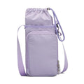 Water Bottle Carrier 32oz Adjustable Convenient holder with Handy Storage - color: Purple