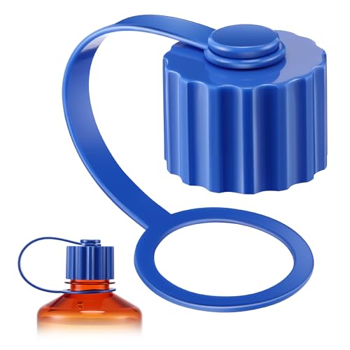 Narrow Mouth Water Bottle Replacement Lid - color: Blue