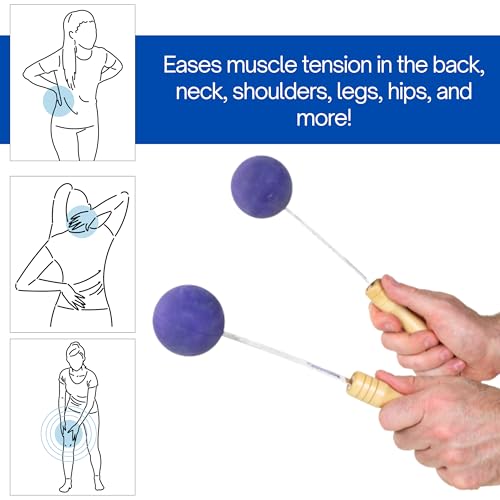 Bongers Handheld Deep Tissue & Trigger Point Massage Tool - color: Purple Passion