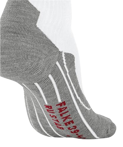 FALKE Women's RU Compression Running Socks, 1 Pair - color: White (White 2008), size: 8-9