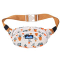 KAVU Canvas Spectator Belt Bag, Cotton Fanny Pack for Travel - color: Potted Plants
