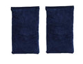 Microwavable Heating Bag, Rice Filled, Plush Velour Cover, Natural, No Scents Added, Handcrafted in The USA, Back, Neck Pain, Arthritis, Cramps (Navy Set of 2 Pads) - color: Navy Blue Standard Set of 2 Pads