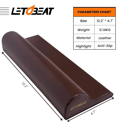 Plantar Fasciitis Foot Stretcher - Anti-Slip Leather, Brown, S - color: Brown, size: S
