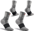 NEENCA Professional Compression Socks for Women Men Circulation, 20-30 mmHg - color: Gray Black - 2 Pairs, size: X-Large