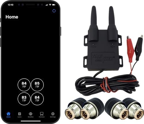 TireMinder Smart TPMS with 4 Transmitters for RVs, MotorHomes, 5th Wheels, Motor Coaches and Trailers - size: 4 Transmitters