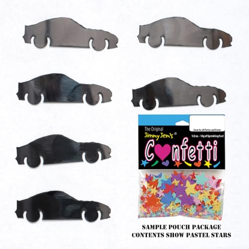 Confetti Race Car Black - Retail Pack #9430 QS0 - color: Black, size: (.5 Ounce) 1 Half Oz Bags
