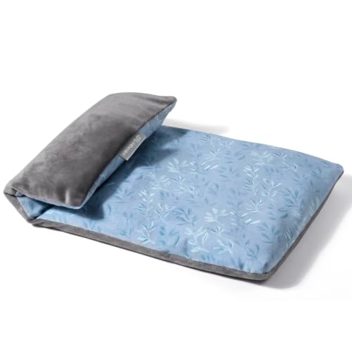 Hihealer Microwave Heating Pad for Neck & Shoulders, Microwavable Heat Pack - color: Blue