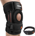 2-in-1 Knee Brace with Patella Strap for Running, Sports & Recovery