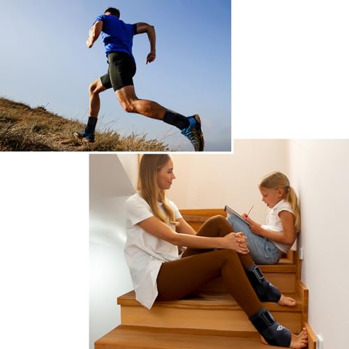 2 Pack Ankle Braces with Side Stabilizers, Neoprene Ankle Braces