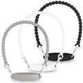 Ryan & Rose Water Bottle Handle 3 Pack - Silicone Water Bottle Sling, Carrier, Holder with Strap for Stanley Cup Accessories - color: Beaded Graphite (3 Pack)