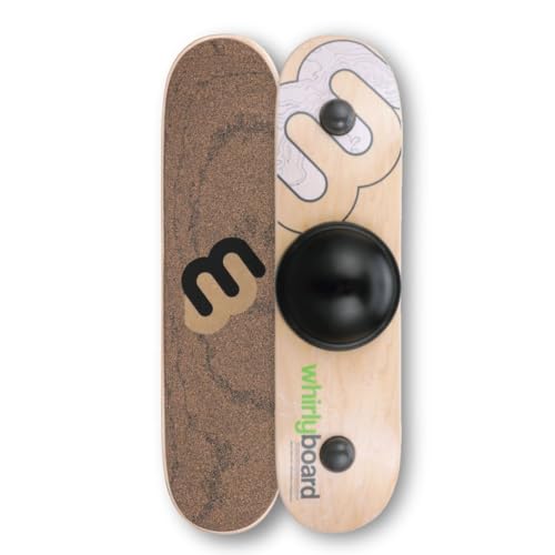 Whirly Board Spinning Balance Board & Agility Training Equipment - size: Black Speckled Cork Rubber Grip Tape