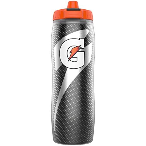 Gatorade Insulated Squeeze Bottle - color: Black, size: 30 Ounces
