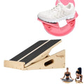 Yes4All 2-in-1 Professional Wooden Balance Board + Foot Rocker Pink