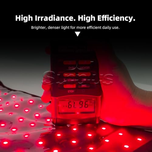 Red Light Therapy Massage Belt, Vibrating Infrared Light Wrap Pad for Body - color: Black