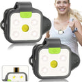 Running Light for Runners, 2Pack Clip on Flashlight, Rechargeable LED Light