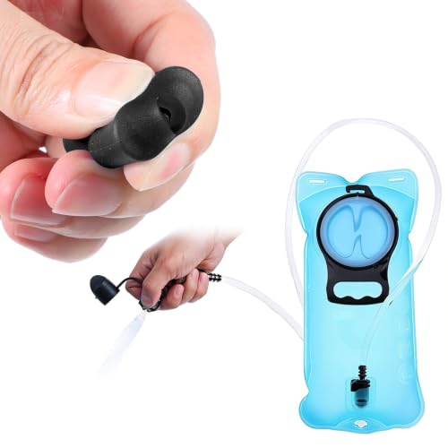 8Pcs Bite Valve Replacement Mouthpiece Valve Hydration Bladder Accessories - color: Black