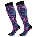 Wusikd Milk Cow Compression Socks for Women and Men Circulation Flowers Long Socks for Athletic Running 2 - color: Butterflies