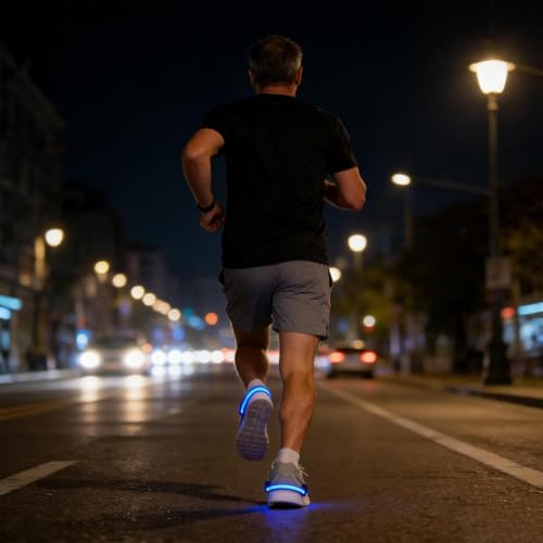 Lights for Shoes Elastic Safety Gear Flashlight Clip