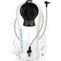 Hydration Bladder, 1.5L 2L 3L Water Bladder for Hiking Backpack, BPA-Free & Taste-Free Hydration Water Reservoir, Camping Cycling Running - color: Clear White, size: 2L