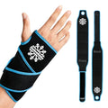 Wrist Ice Pack Wrap for Carpal Tunnel Relief, Gel Ice Pack for Injuries - color: Black