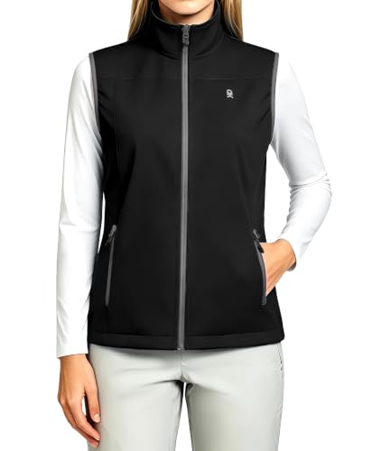 Little Donkey Andy Women's Lightweight Softshell Vest - color: Black, size: X-Small