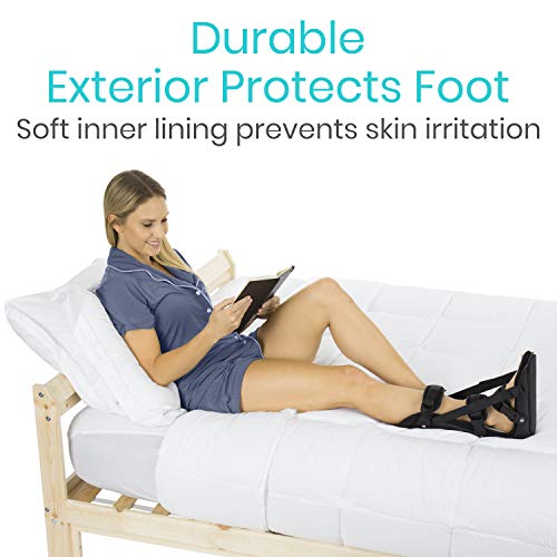 Vive Plantar Fasciitis Night Splint for Men & Women - Stabilizer Brace - size: Large: Men's 6.5 - 10.5; Women's 8 - 12