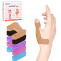 Precut Kinesiology Tape for Thumb, Right Hand, 40 Pcs, Beige - color: Beige, size: Right Hand