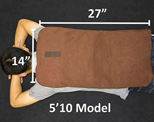 Natural Relief Extra Large Digital Moist Heating Pad with Coral Sand - Automatic Moist Heat - Auto Shut Off - Strap - Negative Ion (27"x14")