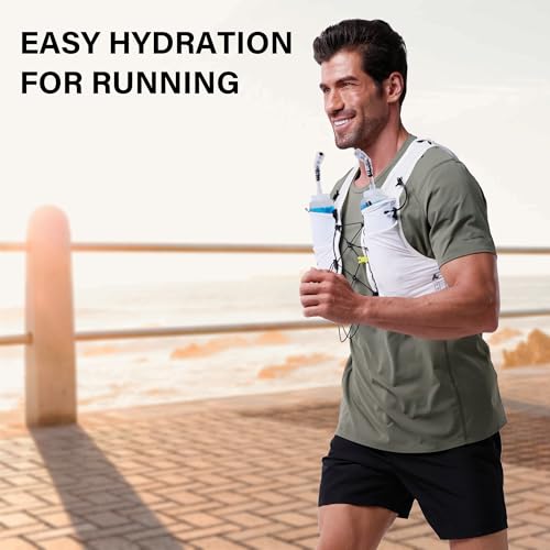N NEVO RHINO 350ml/500ml TPU Soft Flask with Straw for Running