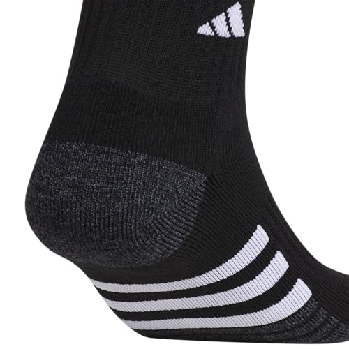 adidas Men's Cushioned Socks 3 Pairs - color: Black/Onix Grey/White/3.0/Quarter, size: X-Large, style: Quarter