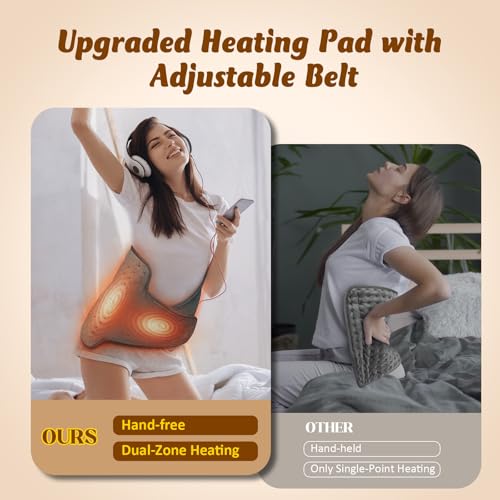 Heating Pad for Back and Period Cramps - color: Blackish Green