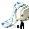 20/25/35lb Elastic Silicone Figure 8 Resistance Bands with Handles - color: Blue