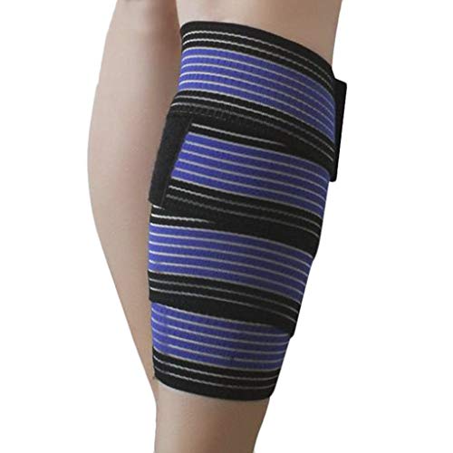 BXT Elastic Breathable Wrap Ankle Support Brace Compression Knee Elbow Wrist Ankle Hand Support Wrap Sports Bandage Strap with Hook & Loop Fastener Straps(A PIECE)