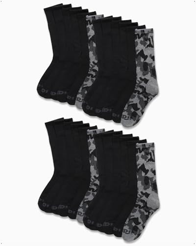AND1 Mens Athletic Crew Socks 24 Pack Cushioned Comfort Socks - color: Grey