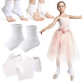 Tarpop 2 Pairs Kids Ankle Brace, Compression Sleeves, L+M, White - color: White, size: Medium,Large