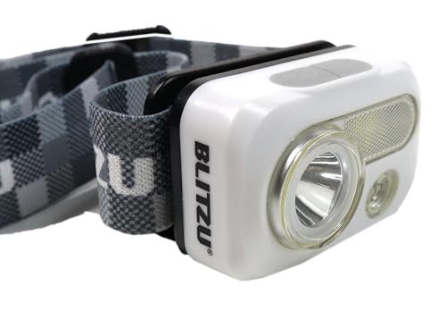 LED Headlamp, Rechargeable Super Bright Headlight Flashlight, Kids & Adults - color: White