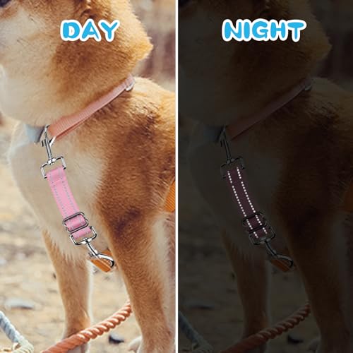 YUEPET Dog Safety Collar Clips 5 Pack Adjustable Prong Collar Backup Clips - color: Blue+Rose red+Orange+Pink+Green