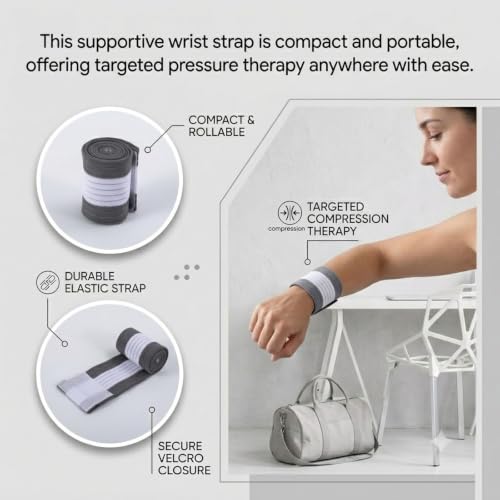6 Pack Ice Pack Extension Straps - 35"x3" Elastic Wrap for Hot & Cold Packs - color: Gray and White