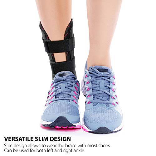ORTONYX Ankle Stirrup Brace with Padding for Left or Right Foot Support