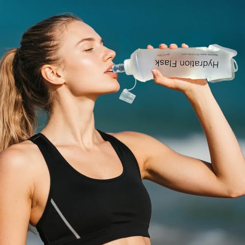 Soft Flask 500ml Foldable Hydration Flask Reusable