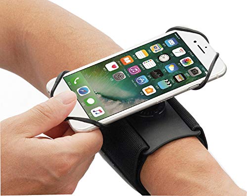 360°Rotatable Sport Running Forearm Armband Wrist Band Cell Phone Holder Case for iPhone 14 13, Samsung Galaxy A13 A12 A22 A32 A51, A42 5G, S22 Ultra, S21 Ultra, S21 FE, S22 Plus, A02S A03S A04S, S20