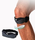 1 Pack Patellar Tendon Support Strap for Women and Men, Adjustable Knee Braces for Pain Relief for Tendonitis, Tennis, Running, Workout, Hiking(Black,One Size)