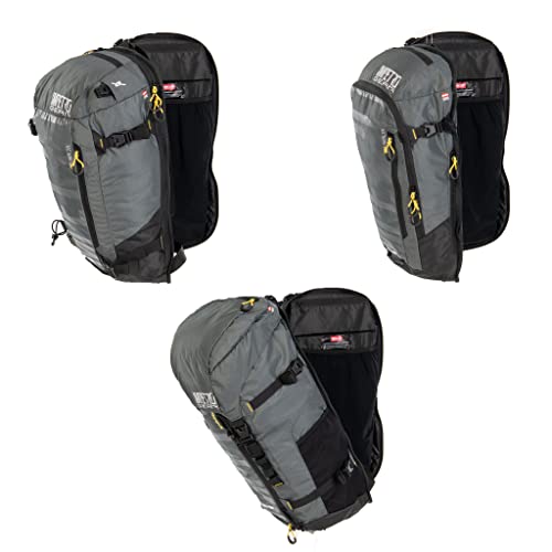 Travel Backpack (Set of 3) - Ski Snowboard Bag, Motorcycle Biking Back Pack & Mountaineering Backpack with Fully Compatible Base Unit - Hiking, Camping & Traveling Rucksack - Daypack for Outdoors - style: Trio Bundle