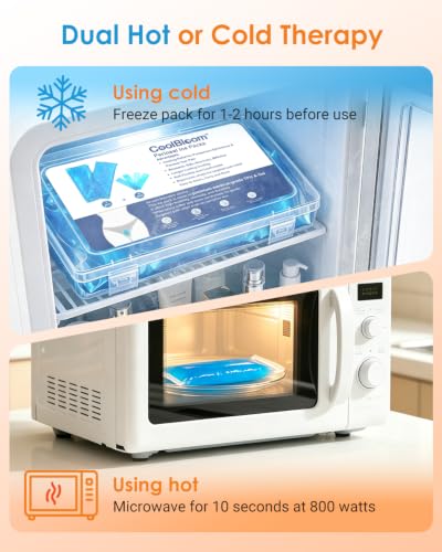 Reusable Postpartum Perineal Ice Packs, Flexible When Frozen Hot Cold Pads